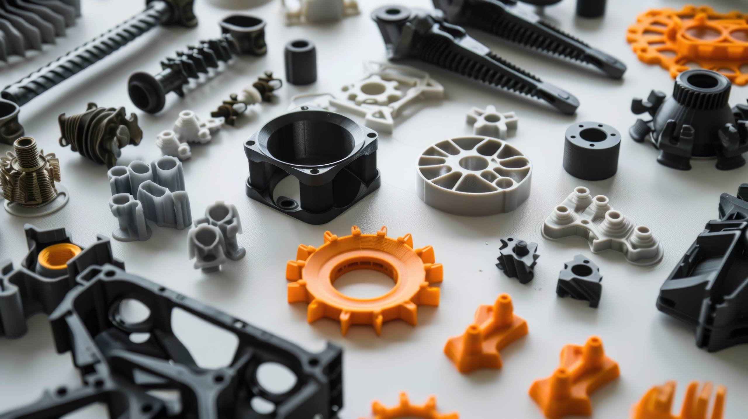 Zahnräder und Präzisionsteile aus dem 3D-Druck